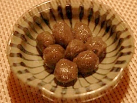 ヘルシ～な黒胡麻豆腐白玉♪